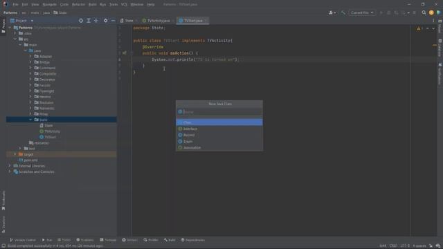 Паттерны в Java (State) смотреть онлайн