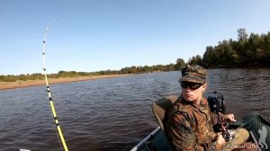 Рыбалка 2018. Троллинг щуки на р. Сысола. Pike to trolling