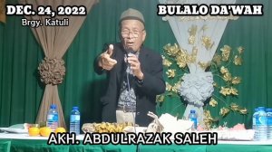 Abdulrazak Saleh - Masakit Man! Kadakelan sa mga Bangsamoro na Di Mataw...