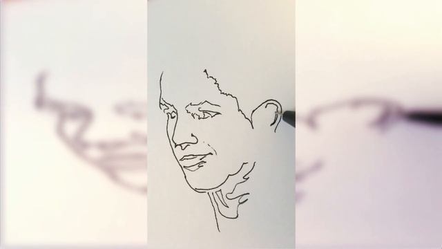 Быстрый способ, как нарисовать CR7 Cristiano Ronaldo 7 Интересные факты о Криштиану Роналду