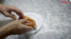 Ужин курица на гриле в микроволновке Dinner grilled chicken in the microwave