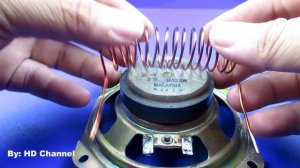 Electrical Science Free Energy generator Using Speaker Magnet work 100%