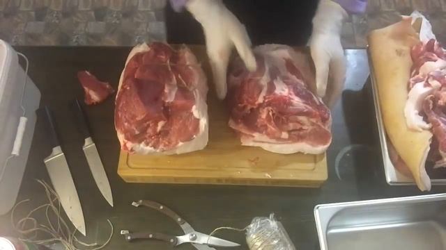 Вялим свинные окорока без кости смотреть онлайн