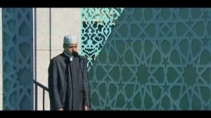 Билял Абдулхаликов на открытии мечети в Москве