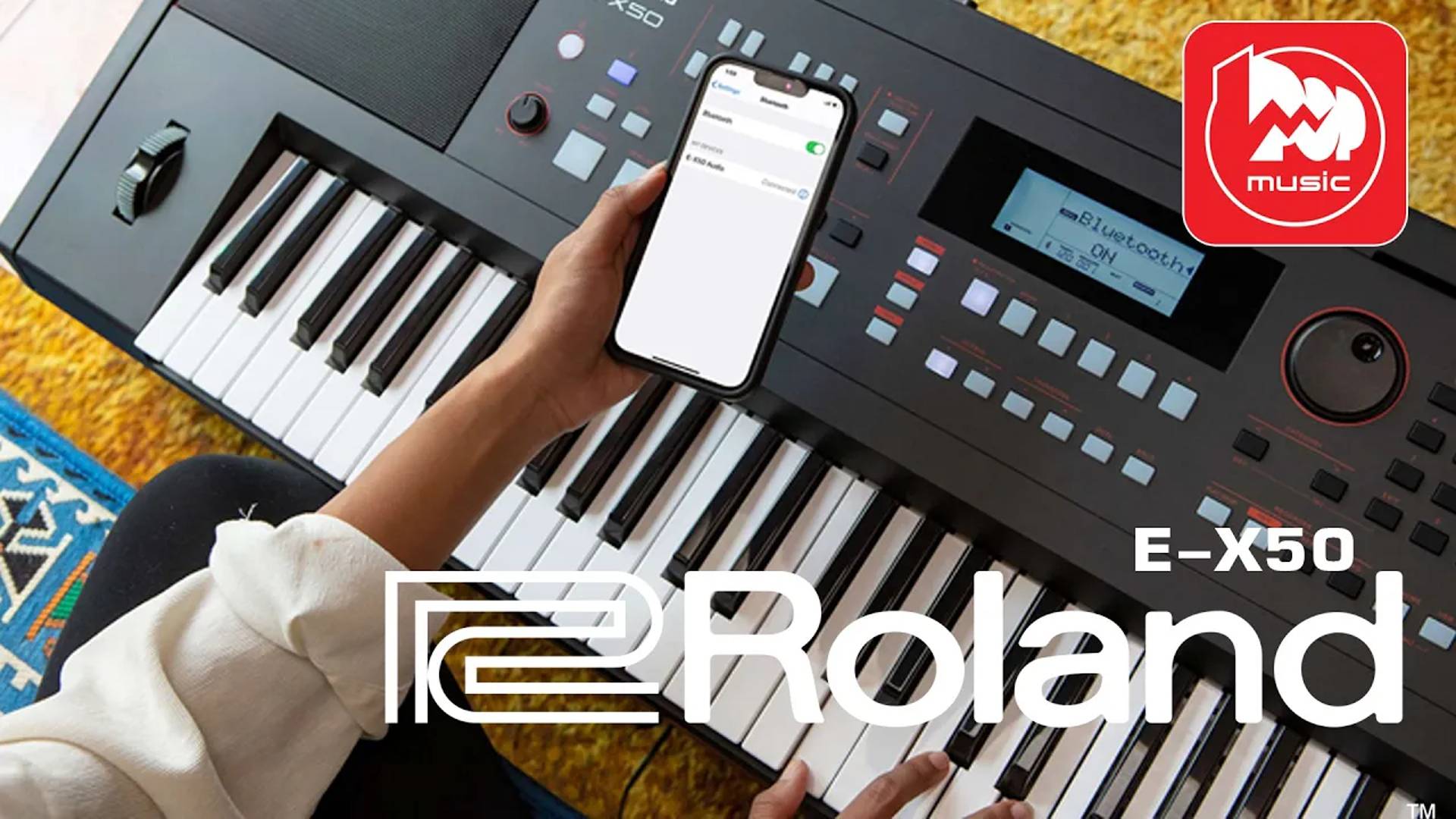 Синтезатор Roland E-X50 - топовая модель линейки синтезаторов для домашнего музицирования