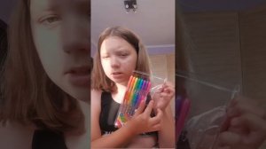 обзор на цветные ручки переделываю этикетку