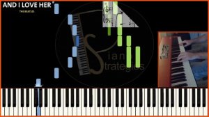 And I love her Beatles PIANO TUTORIAL