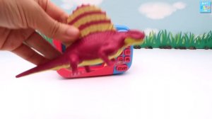 Lost Dinosaurs! Dinosaur Wooden Puzzle In Jurassic Park. T-Rex, Triceratops, Pteranodon Toys