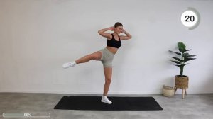 30 Min SLIM WAIST + THIGH + TRAINED ABS | All Standing - No Jumping, Calorie Burn, No Repeat