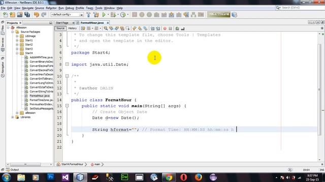 Formatting hour using SimpleDateFormat in Java Netbeans смотреть онлайн