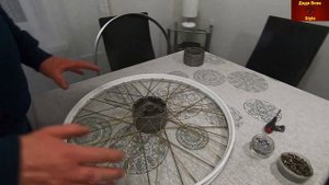 Спицевание колёс мопеда Зиф-77 , ПВЗ МВ-18М