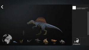 Dinosaurs 4 d SPINOSAUR. Мир Юрского Периода. Динозавры Спинозавр. Игры про Динозавров.