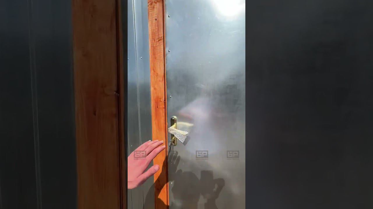 Бытовка БК-3 с деревянным окном и полами из ЦСП смотреть онлайн