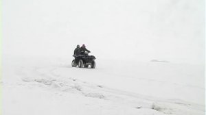 Квадроцикл Yamaha Grizzly 700 мороз -27: зимний тест программы Автопанорама