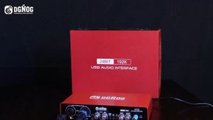 DGNOG UC22 Audio Interface Sound Card Record Guitar & Vocal