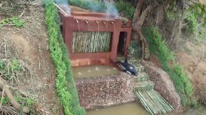 30 дней строим подземный роскошный курортный дом, бассейн с водопадом и дельфином.