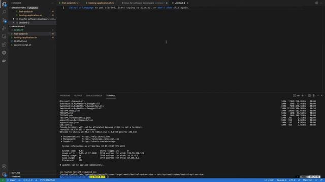 linux for developers tutorial (part-9 Host asp net application linux server) смотреть онлайн