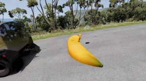 Cars vs Banana Speed bumps BeamNG.drive - BeamNG-Cars TV