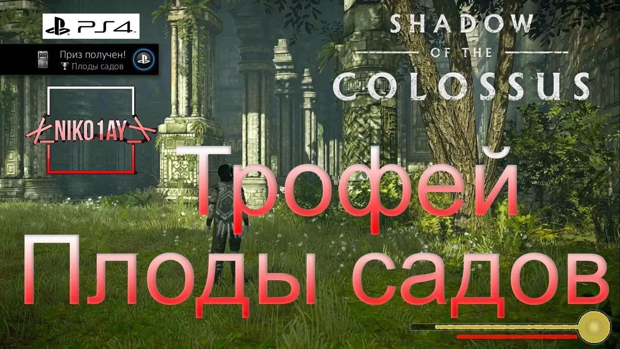 Shadow of the Colossus (В тени колосса) Трофей [PS4] Плоды садов