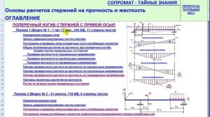 Основы расчетов стержней на прочность и жесткость