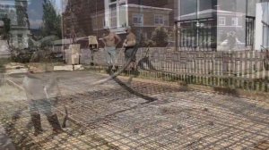 Заливка бетонной плиты под гараж