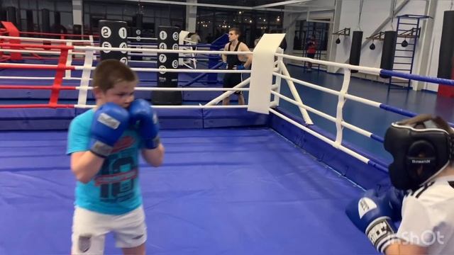 боксерский спарринг - Вотановский В. 9 лет