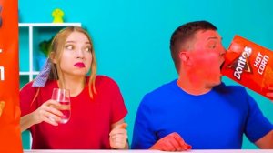 Большая, Средняя и Маленькая еда Челлендж #7 с HAHANOM Challenge