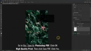 How to Save as PDF in Photoshop