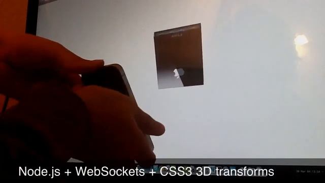 WebSockets + iOS DeviceOrientation Demo 2 смотреть онлайн