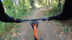 Даунхилл в Сочи - Байк парк, синяя трасса "Столовая" | Sochi downhill bikepark "Stolovaya"