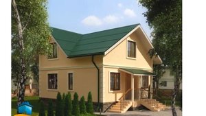 Проект двухэтажного дома 50 квадратных метров (№-296)