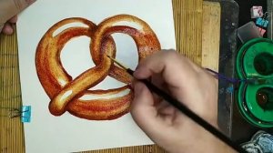 Как нарисовать крендель