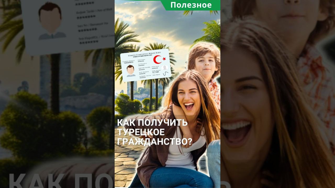 Что дает ВНЖ в Турции? Как получить турецкое гражданство? #shorts #внжтурции #гражданствотурции