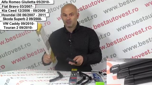 Stergatoare parbriz Kia Ceed 12-2006 - 09-2009 , Valeo , Bosch смотреть онлайн