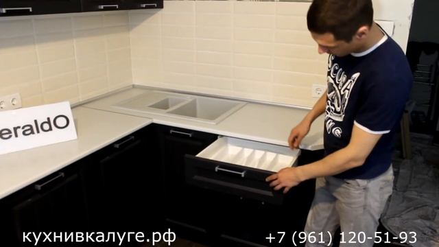 Обзор стильной кухни в Калуге от "Smeraldo" смотреть онлайн