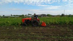 Молотковая косилка Уралец 1.25 косьба картофельной ботвы