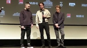 William Dafoe and Ribert Pattinson on stage after the 1st screening of Robert Eggertons Th