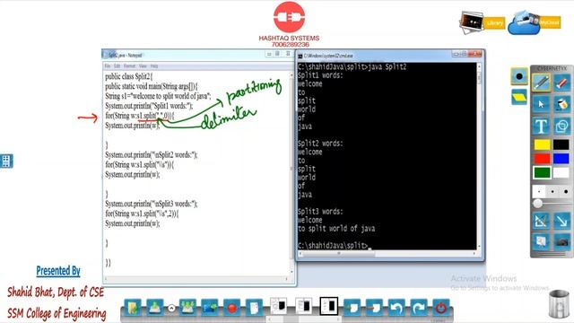 Scanner Class, String Tokenizer, Split Method, Properties Class, Enum Type, Calendar Class.