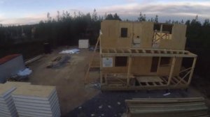 Строим дом из SIP-панелей за 5 мин