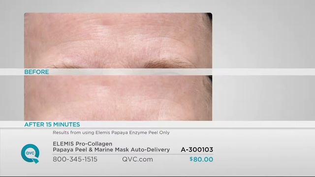 ELEMIS Pro-Collagen Papaya Peel & Marine Mask Auto-Delivery on QVC смотреть онлайн