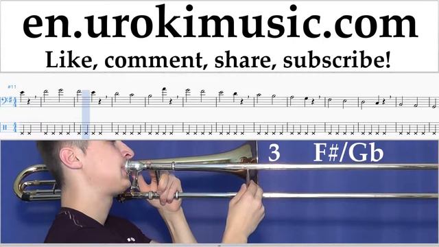 How to Play Trombone Mariah Carey - All I Want For Christmas Is You Tabs Part#1 exercises, scales смотреть онлайн