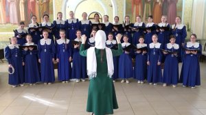 Три Пасхальные песни в исполнении старшего школьного хора "Сольба"