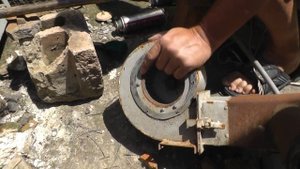 Самодельная газовая горелка с турбиной для магистрального газа.