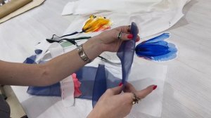 Аппликация на ткани, творчество, трикотажное платье, моделирование платья, шитье, школа шитья