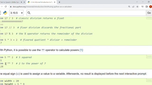 Using Python as a Calculator смотреть онлайн