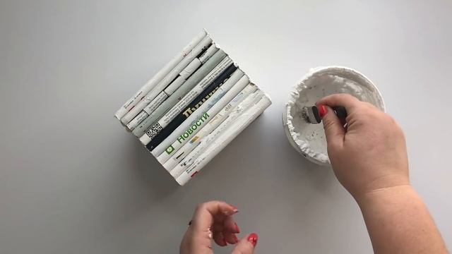 DIY Вeautiful box of recycled newspapers with your own hands смотреть онлайн