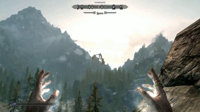 Дракон застрял в воздухе (Skyrim) смотреть онлайн
