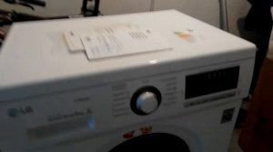 Распаковка – Стиральная машина LG Steam F1296NDS0
