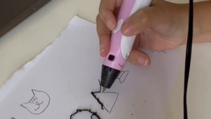 Учусь рисовать 3д ручкой!!