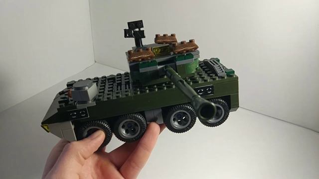 Лего Самоделка на тему техника "колёсный танк" смотреть онлайн